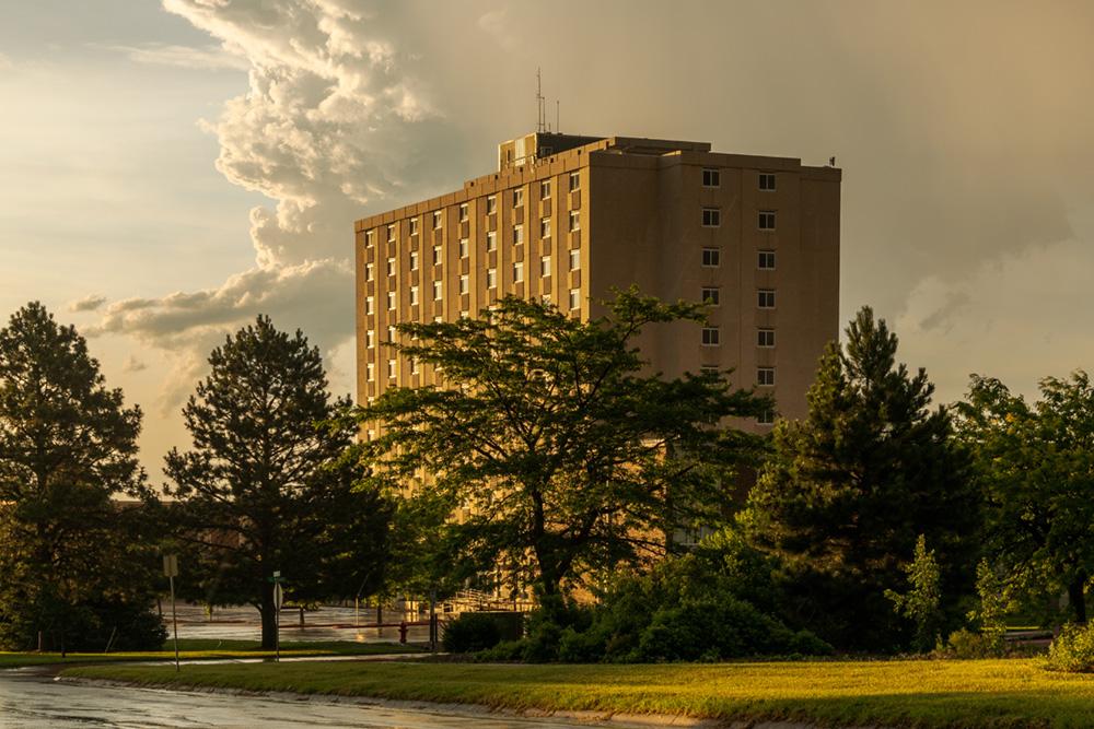 Exterior view of High Rise